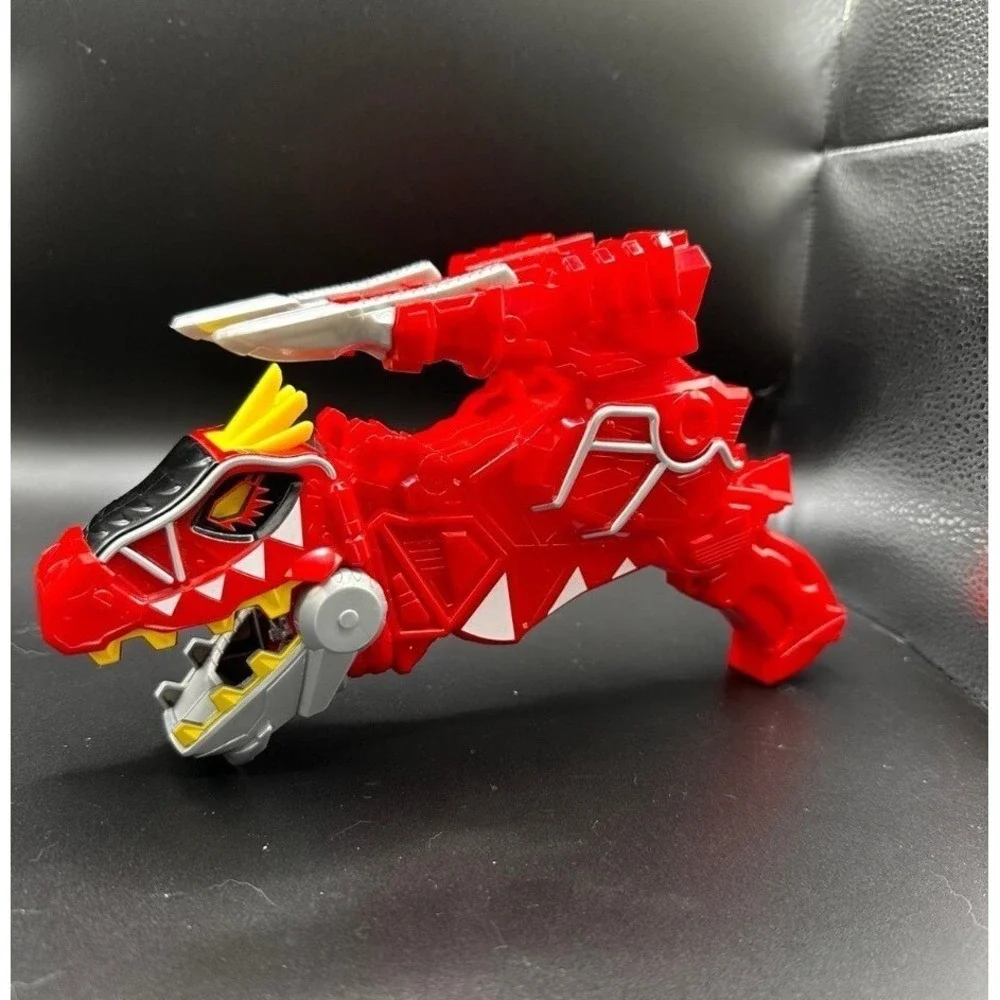 Power Rangers Tyrannosaurs Rex Super Charge Morpher Red Blaster Bandai WORKS-2